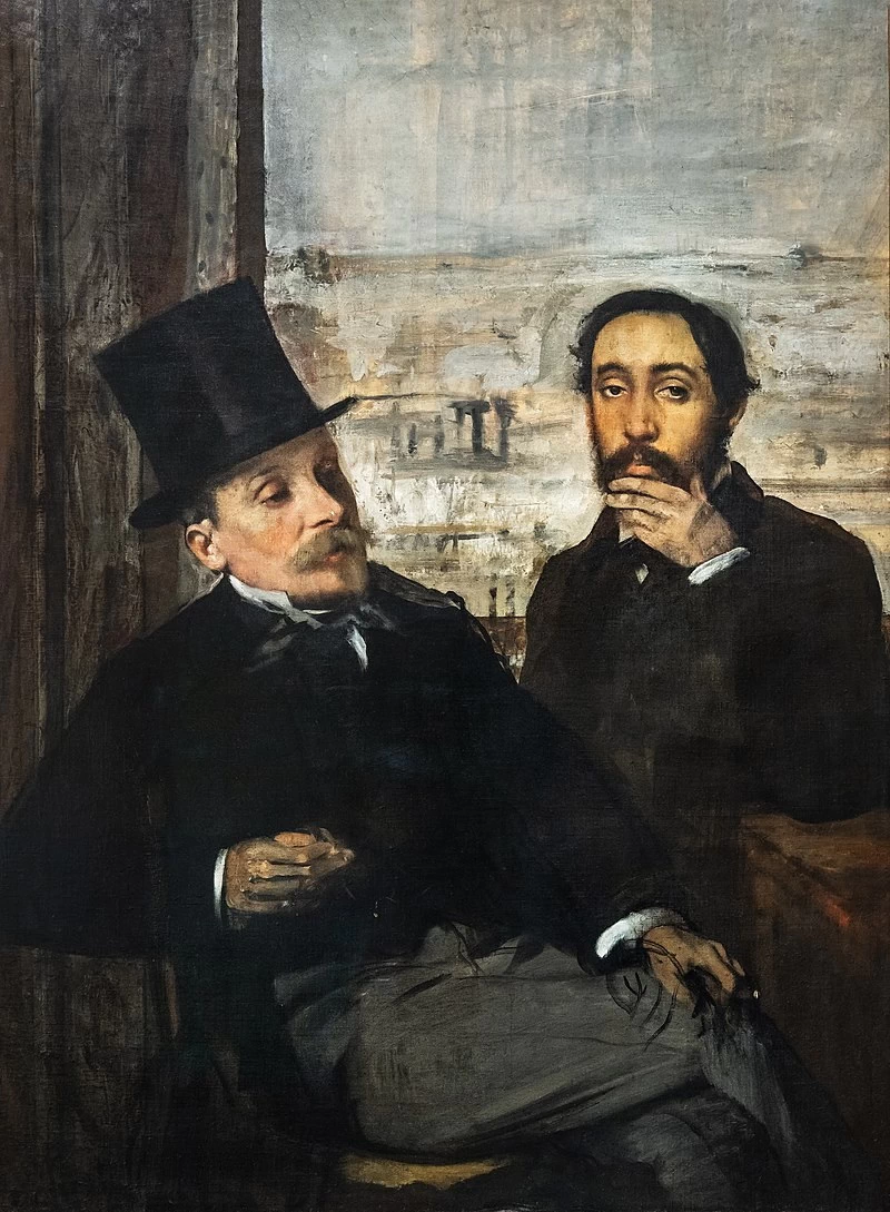 Ritratto dell'artista con Evariste de Valernes - Musée d'Orsay